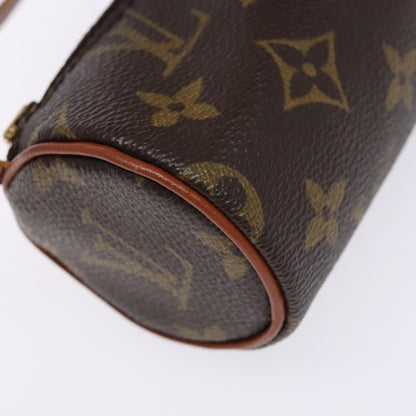 Louis Vuitton Papillon Pochette Monogram Canvas, BROWN, CANVAS, Handbag