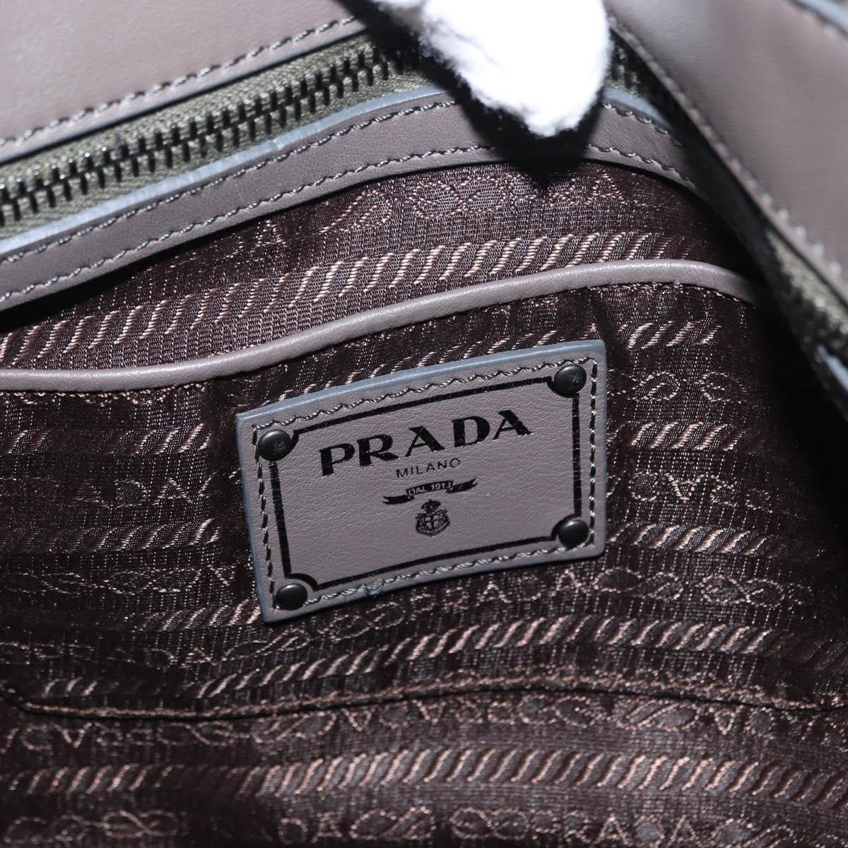 Prada Gaufre Convertible Hobo Tessuto, GRAY, NYLON, Shoulder bag