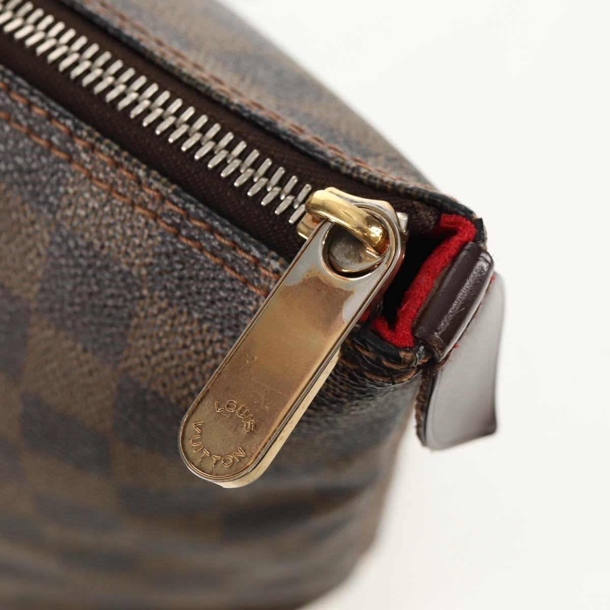 Louis Vuitton Saleya Handbag Damier, BROWN, CANVAS, Tote bag