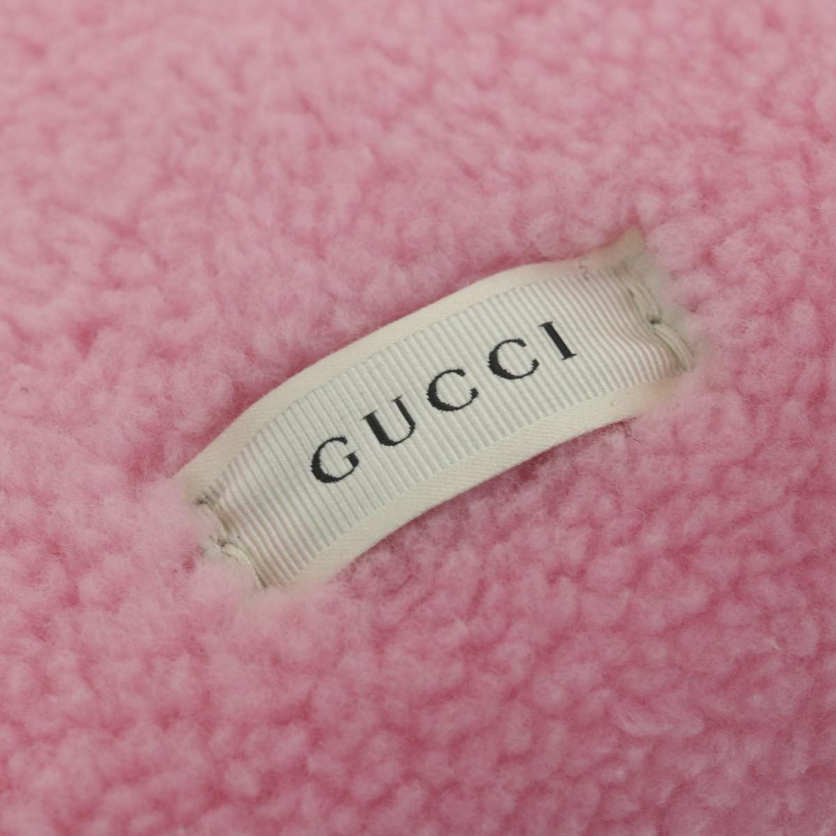 Gucci Flying Bear Handbag Wool, PINK, WOOL, Handbag