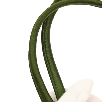 Bottega Veneta Vintage handbag Satin, GREEN, SATIN, Handbag