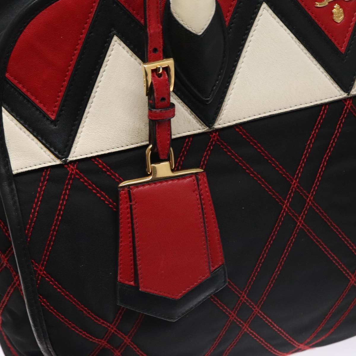 Prada Convertible Boston Bag Vitello Shine, MULTICOLOUR, NYLON, Handbag