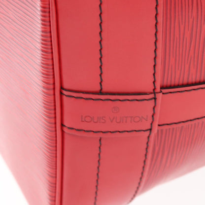 Louis Vuitton Petit Noe NM Handbag Epi Leather, RED, LEATHER, Shoulder bag