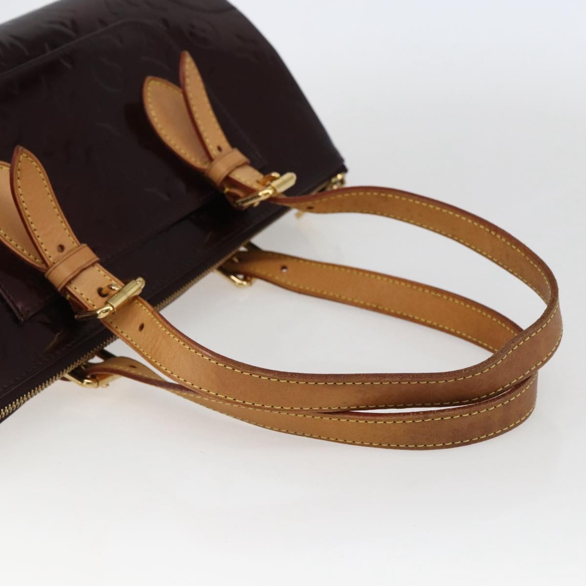 Louis Vuitton Rosewood Avenue Handbag Monogram Vernis, BURGUNDY, PATENT_LEATHER, Shoulder bag