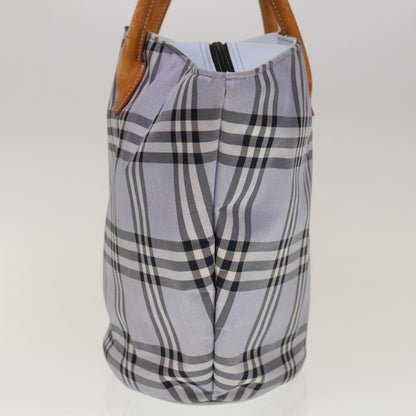 Burberry Nova Check Tote Nylon, BLUE, NYLON, Tote bag