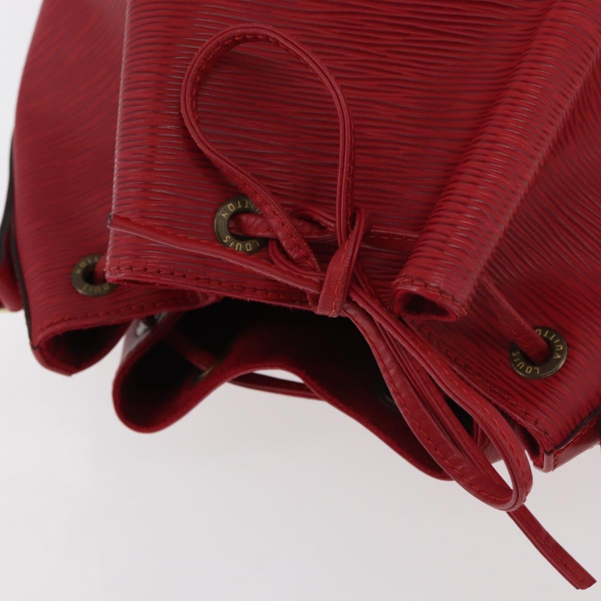 Louis Vuitton Noe Handbag Epi Leather, Red, Leather, Shoulder Bag