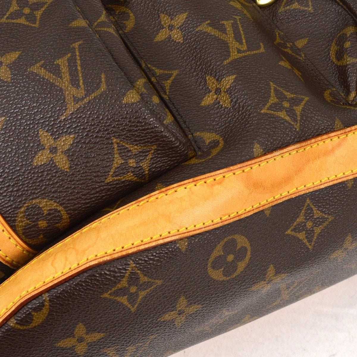 Louis Vuitton Bosphore Backpack Monogram Canvas, BROWN, CANVAS, Backpack