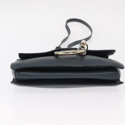 Chloe Faye Shoulder Bag Leather and Suede, GREEN, SUEDE, Shoulder bag