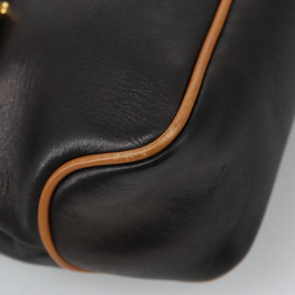 Celine Handbag Leather, BLACK, LEATHER, Handbag