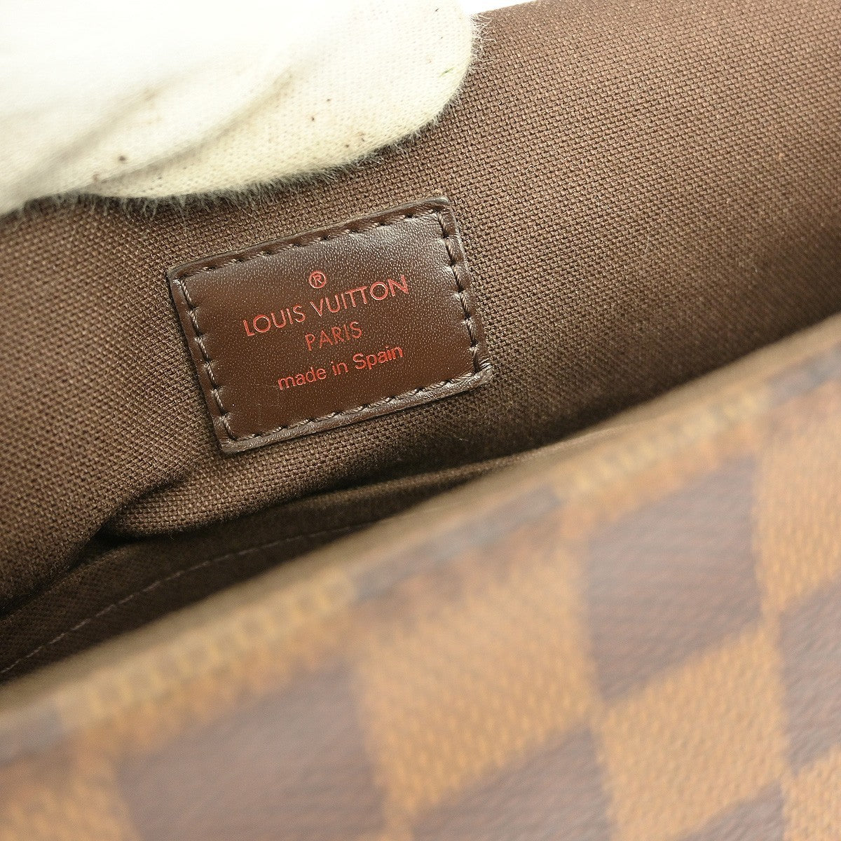 Louis Vuitton Brooklyn Handbag Damier, BROWN, CANVAS, Shoulder bag