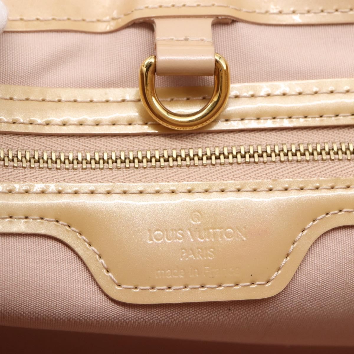 Louis Vuitton Wilshire Handbag Monogram Vernis, BEIGE, PATENT_LEATHER, Handbag