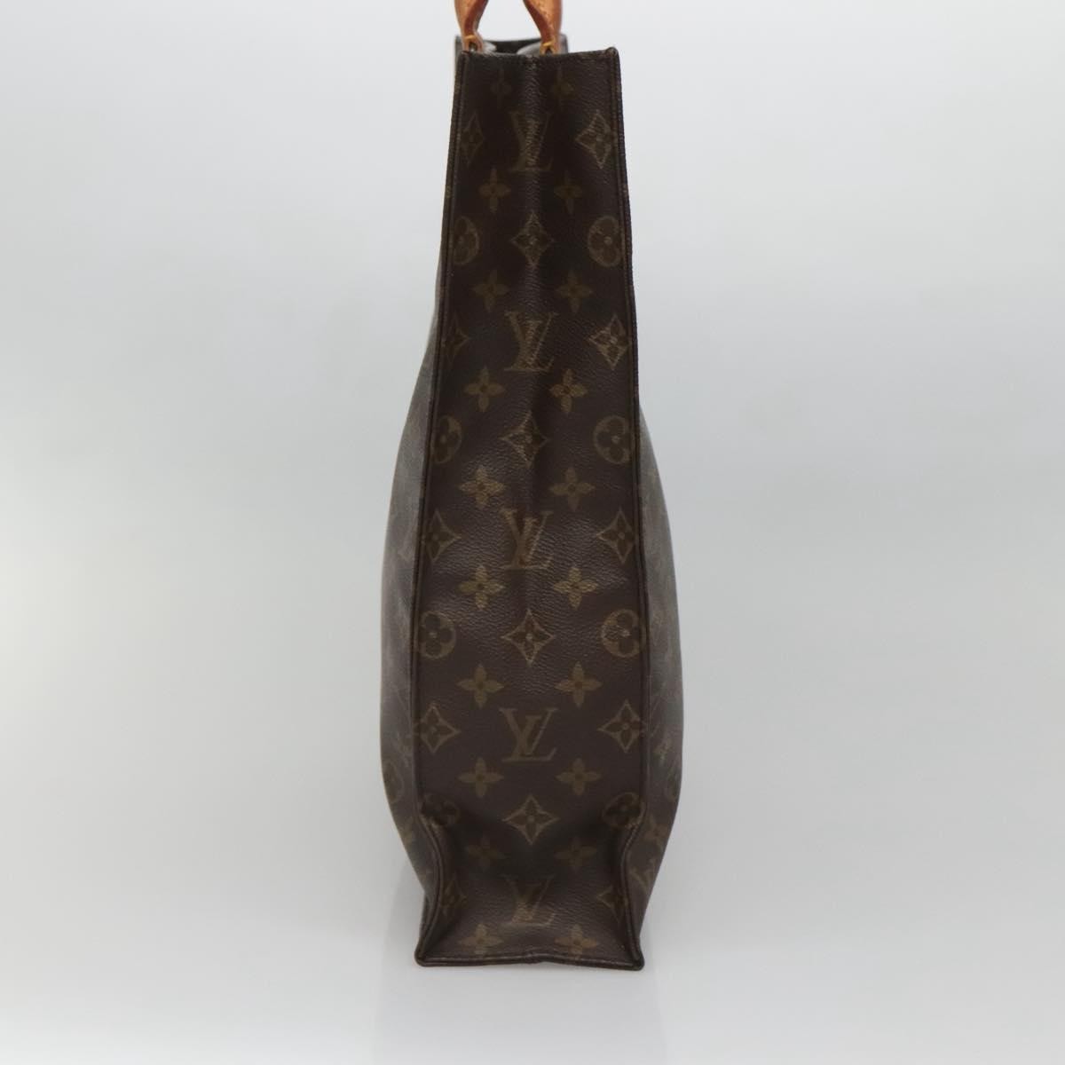 Louis Vuitton Sac Plat Bag Monogram Canvas, BROWN, CANVAS, Handbag