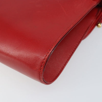 Givenchy Vintage 4G shoulder bag Leather, RED, LEATHER, Shoulder bag