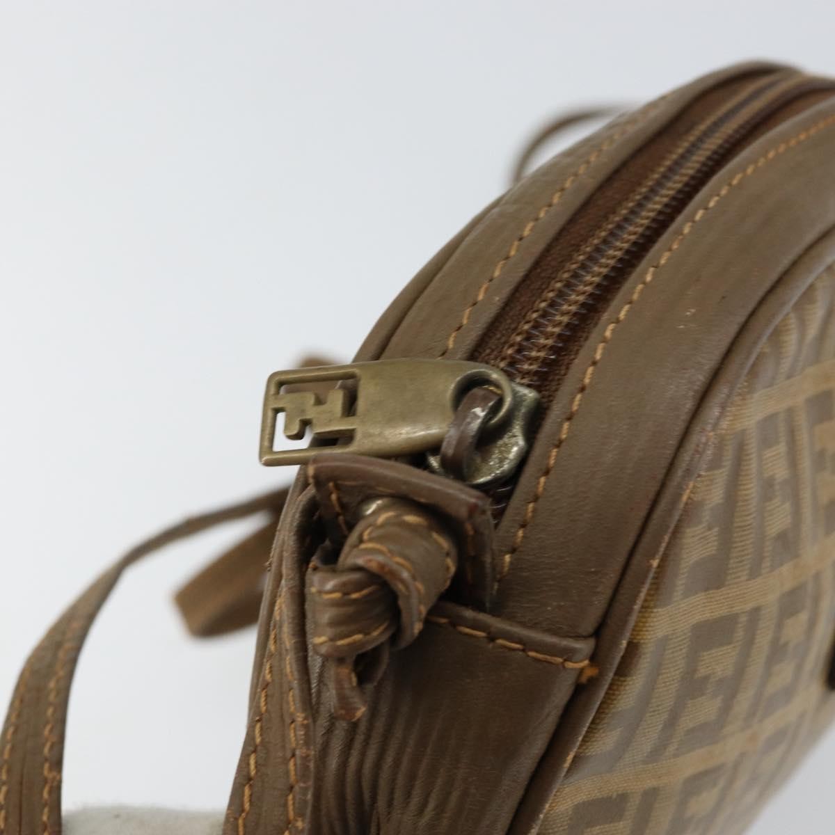 Fendi Zucchino Canvas, BEIGE, CANVAS, Shoulder bag
