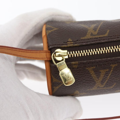 Louis Vuitton Papillon Pochette Monogram Canvas, BROWN, CANVAS, Clutche & pouche