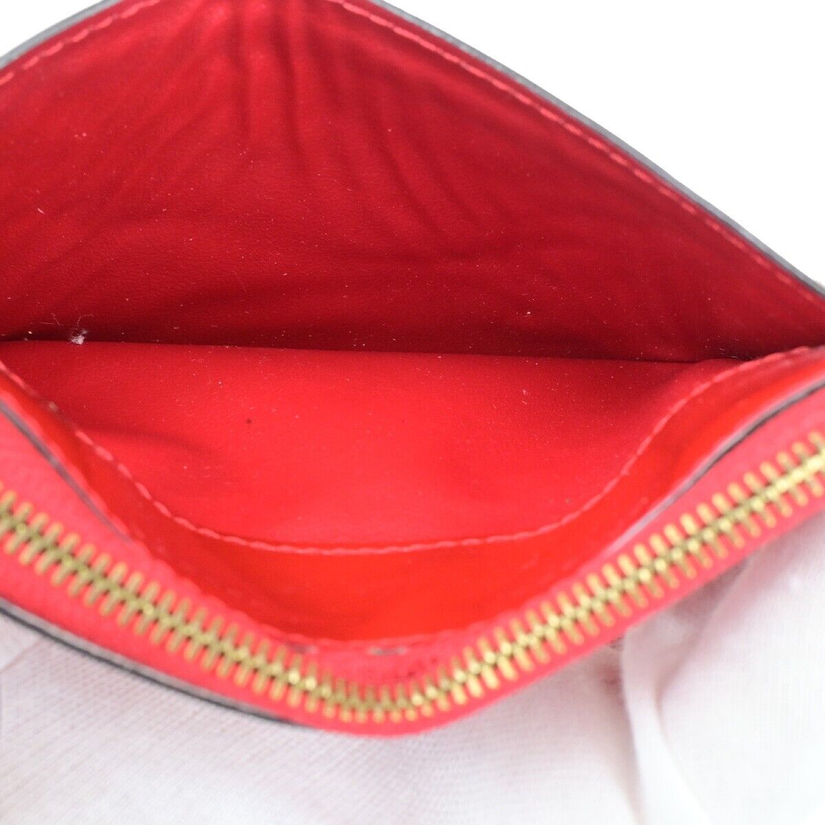 Louis Vuitton Pochette clés NM Monogram Vernis Patent Leather, RED, PATENT_LEATHER, Wallets