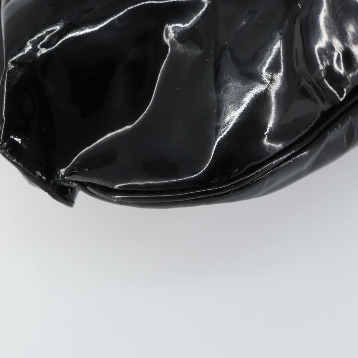 Salvatore Ferragamo Gancini Tote Patent leather, BLACK, PATENT_LEATHER, Tote bag