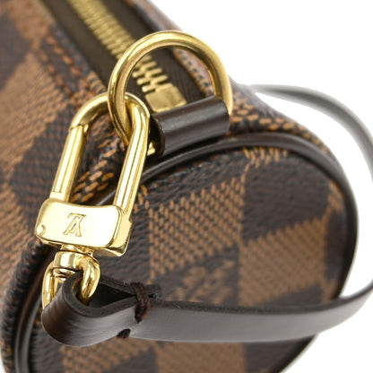 Louis Vuitton Papillon Pochette Damier, BROWN, CANVAS, Clutche & pouche