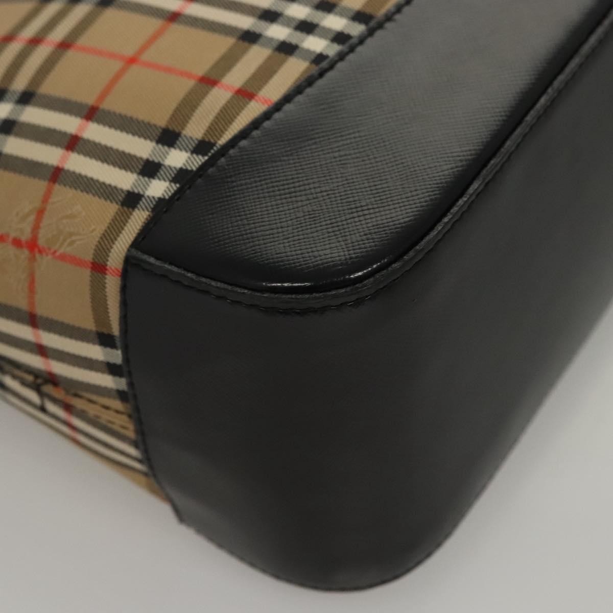 Burberry Nova Check Handbag Nova Check Canvas and leather, BEIGE, CANVAS, Handbag