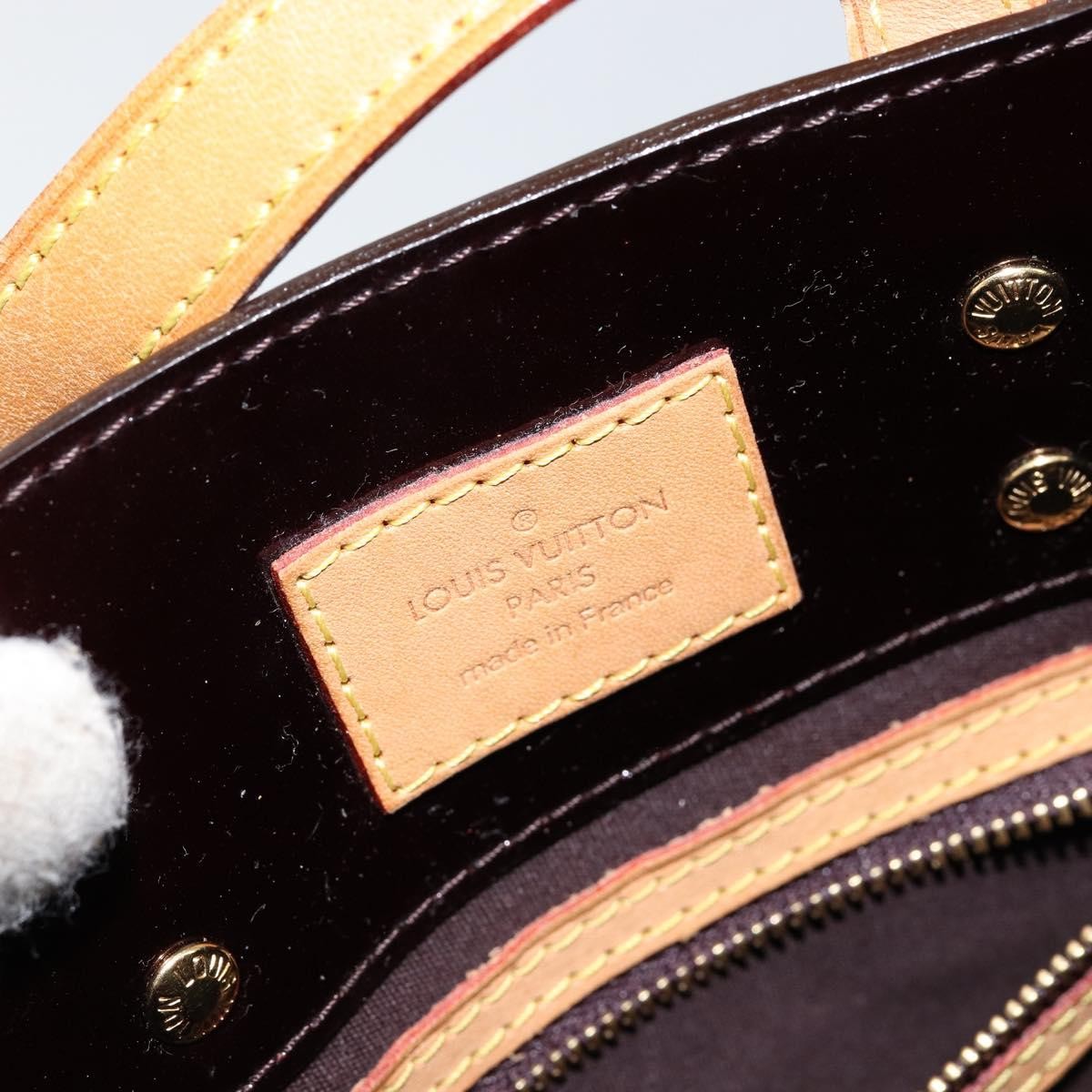 Louis Vuitton Reade Handbag Monogram Vernis, BURGUNDY, PATENT_LEATHER, Handbag