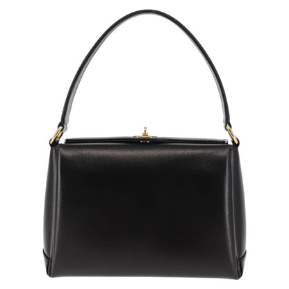 Gucci Vintage Convertible Box Crossbody Bag Leather, BLACK, LEATHER, Handbag