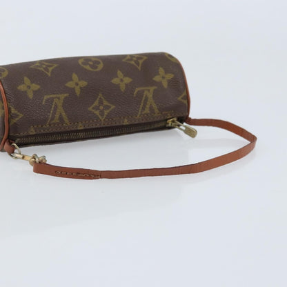 Louis Vuitton Papillon Pochette Monogram Canvas, BROWN, CANVAS, Clutche & pouche