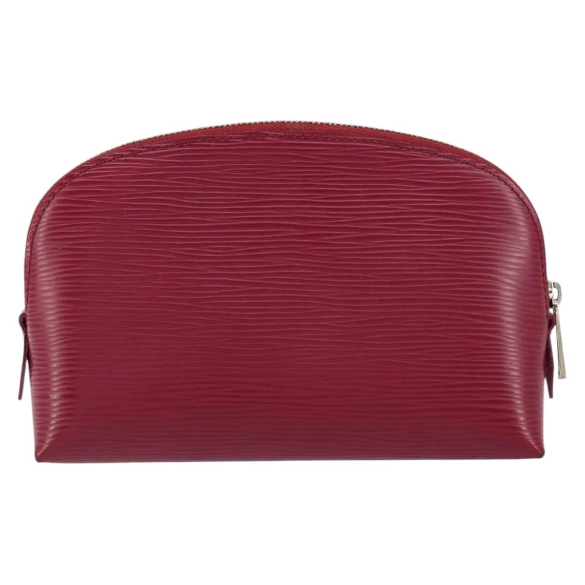 Louis Vuitton Cosmetic Pouch Epi Leather, PINK, LEATHER, Clutche & pouche