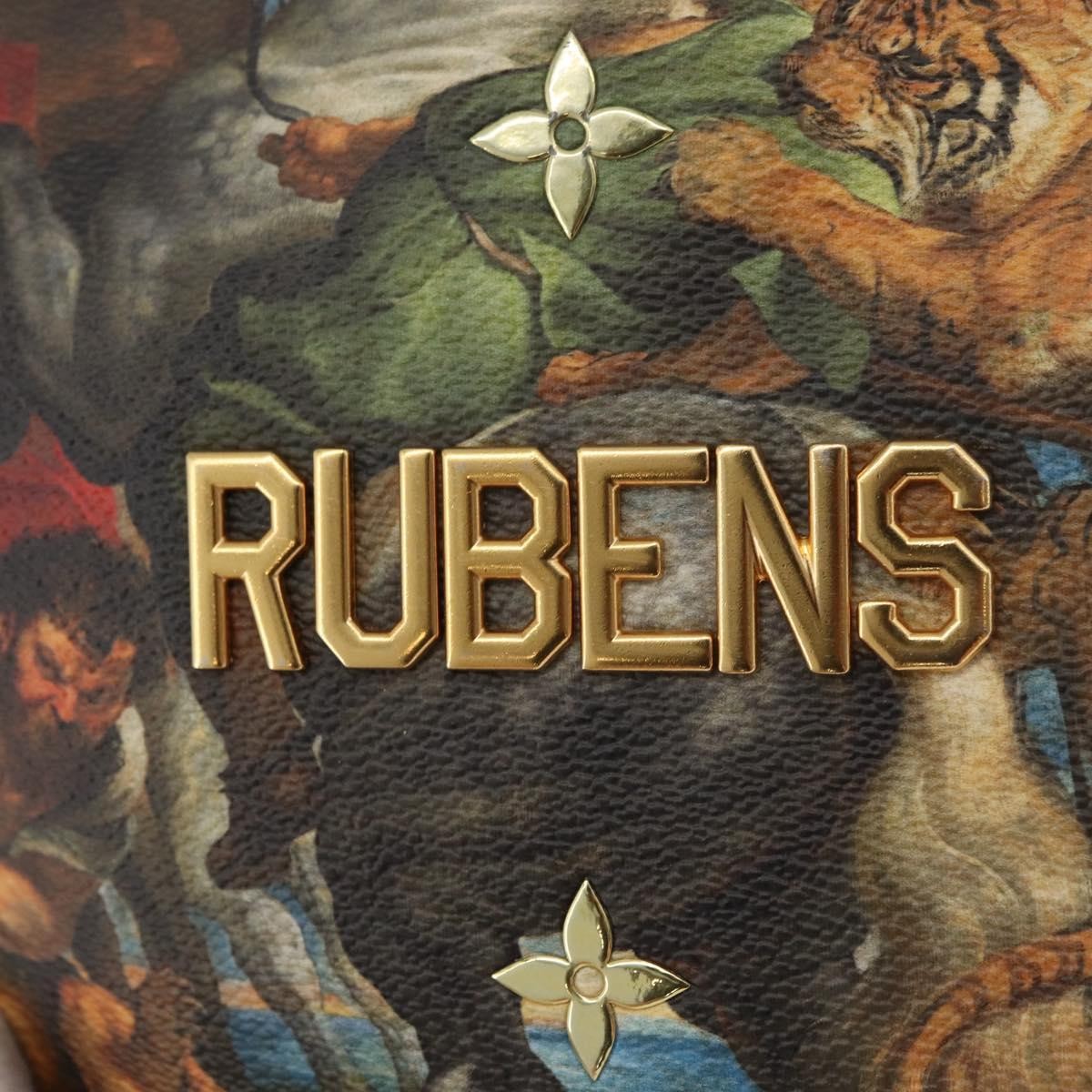 Louis Vuitton Pochette Clutch Limited Edition Jeff Koons Monet Print Canvas, Multicolour, Canvas, Clutch