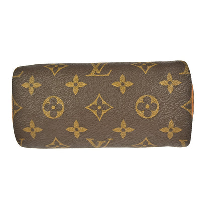 Louis Vuitton Speedy Mini HL Handbag Monogram Canvas, BROWN, CANVAS, Handbag