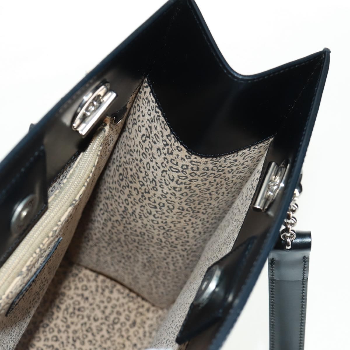cartier Panthère Handbag Leather, Black, Leather, Handbag