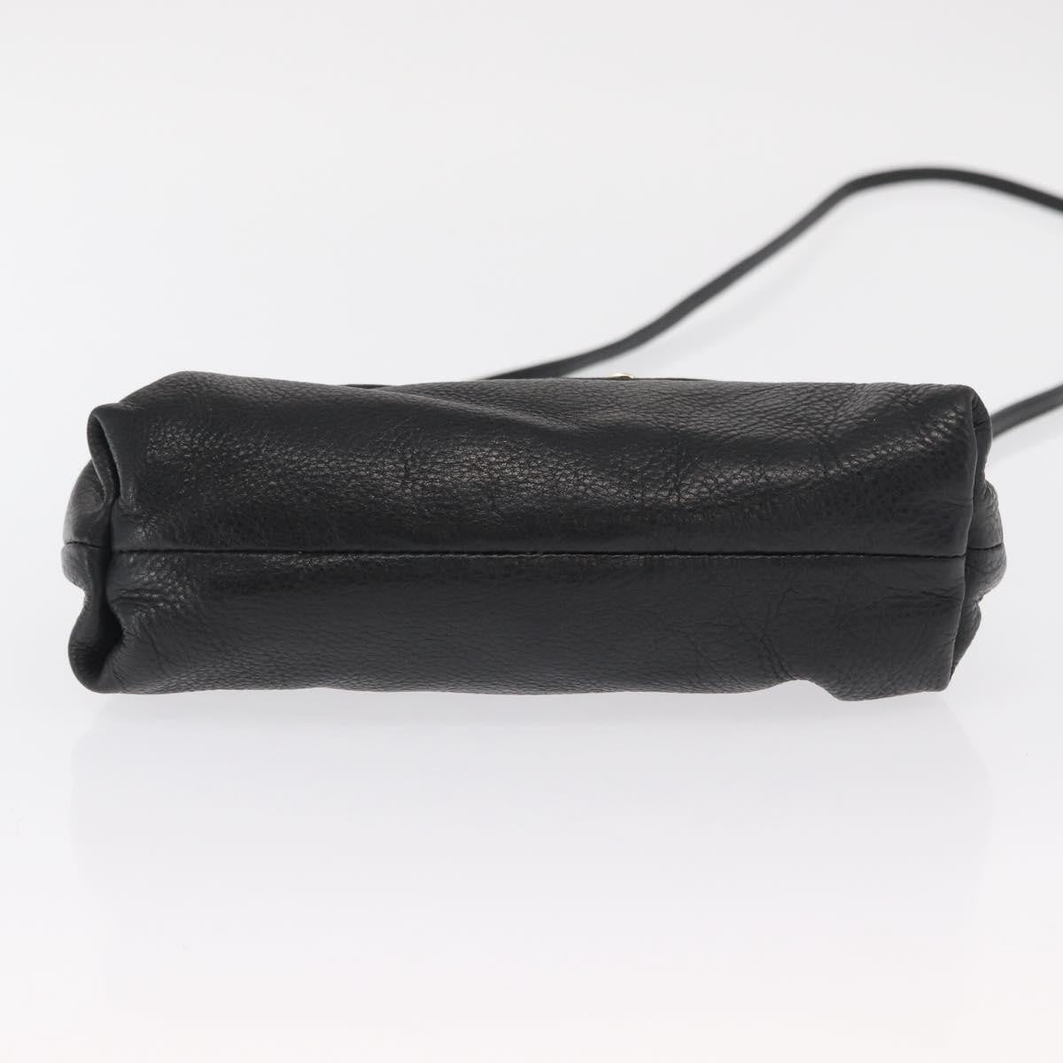 Chloe Lily Shoulder bag Leather, BLACK, LEATHER, Shoulder bag