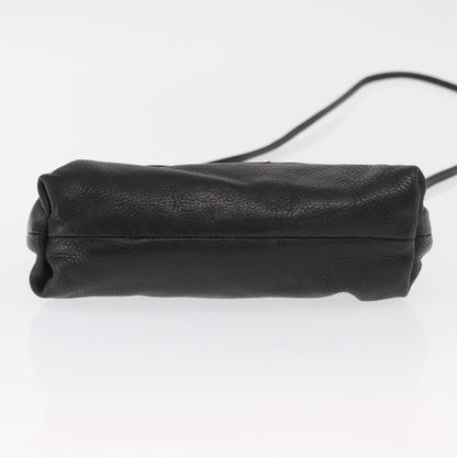 Chloe Lily Shoulder bag Leather, BLACK, LEATHER, Shoulder bag