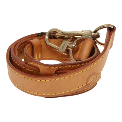 Louis Vuitton Adjustable Shoulder Strap Vachetta Leather, BEIGE, LEATHER, Straps