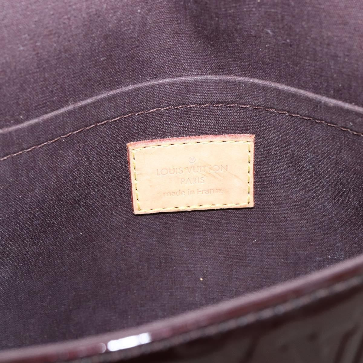 Louis Vuitton Bellflower Handbag Monogram Vernis, PURPLE, PATENT_LEATHER, Shoulder bag