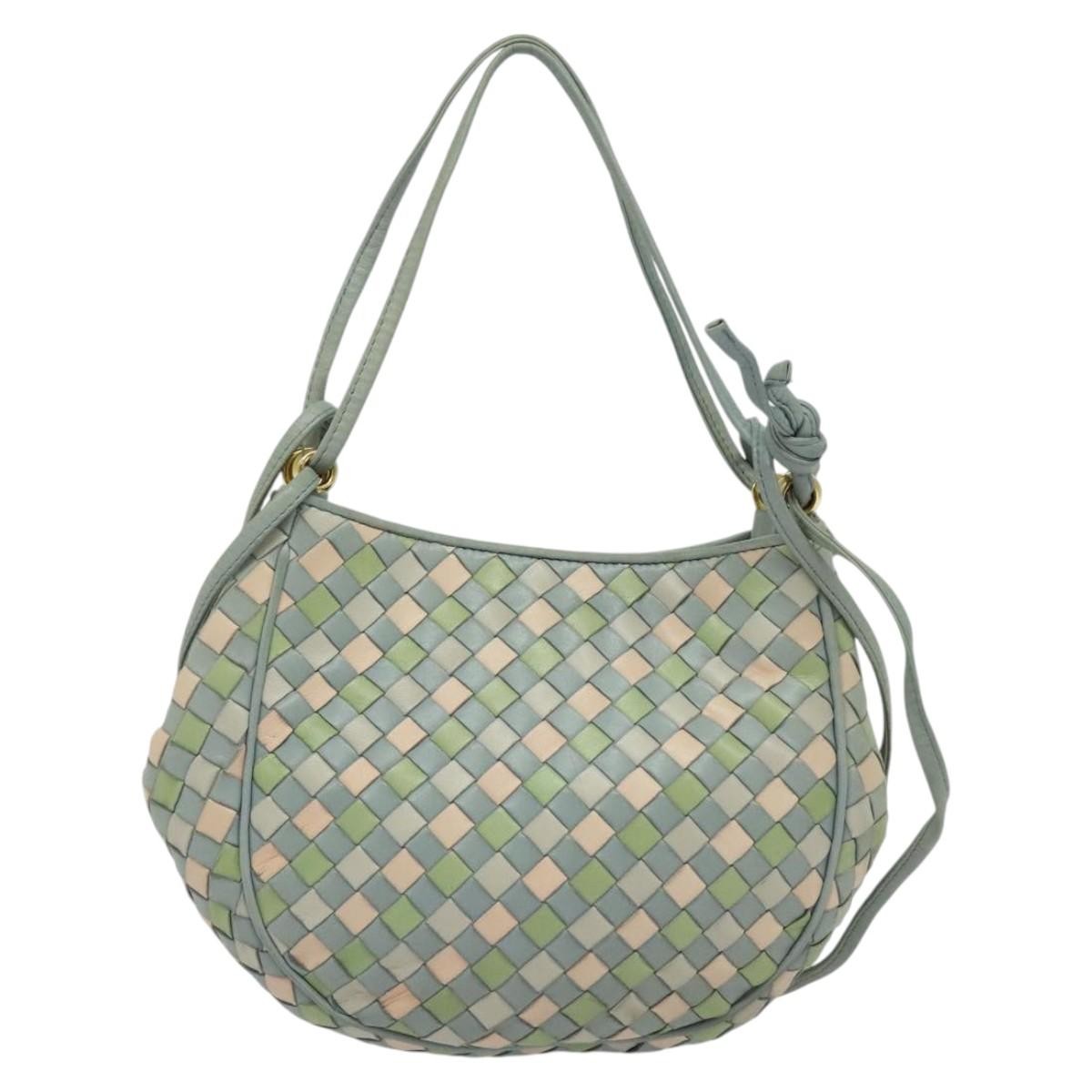 Bottega Veneta Drawstring Hobo Intrecciato Nappa, BLUE, LEATHER, Shoulder bag