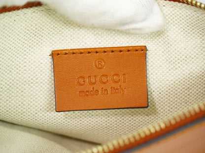 Gucci Craft Tote Diamante Canvas with Leather, BEIGE, CANVAS, Tote bag