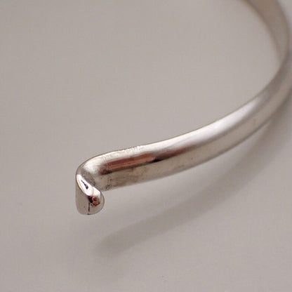 Chanel CC Logo Mirror Bangle Bracelet Metal and Plastic, SILVER, SILVER_PLATED, Bracelet