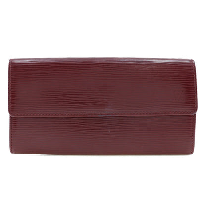 Louis Vuitton Vintage Sarah Wallet Epi Leather, RED, LEATHER, Wallets