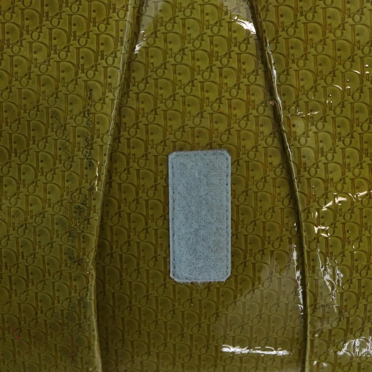 Christian Dior Vintage Saddle Bowler Bag Patent leather, GREEN, PATENT_LEATHER, Handbag