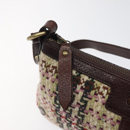 Burberry Vintage Shoulder Bag Wool, BEIGE, WOOL, Shoulder bag