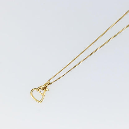 Christian Dior CD Heart Necklace Metal, GOLD, METAL, Necklace