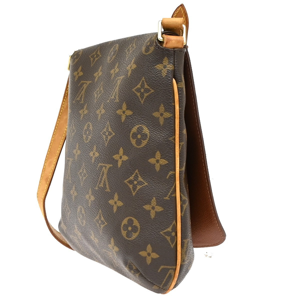 Louis Vuitton Musette Salsa Handbag Monogram Canvas, BROWN, CANVAS, Shoulder bag
