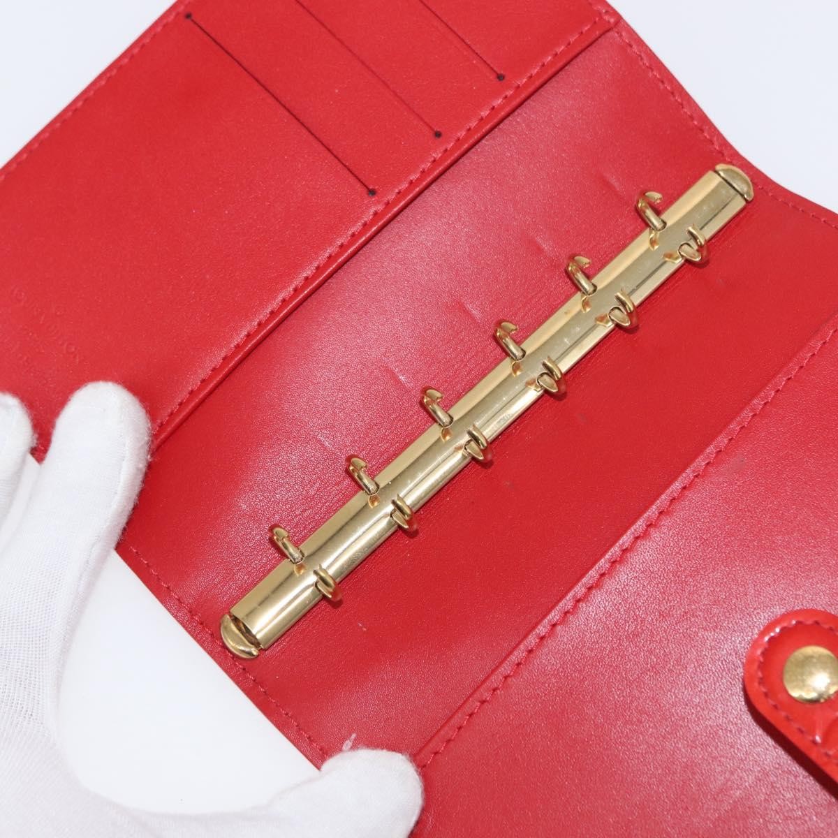 Louis Vuitton Agenda Cover Patent Leather, RED, PATENT_LEATHER, Toiletry Case