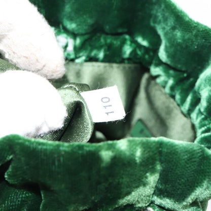 Prada Beads Pouch Velvet, GREEN, VELVET, Clutche & pouche