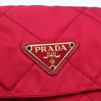 Prada Re-Edition 1995 Chain Tote Quilted Re-Nylon, Pink, Nylon, Shoulder Bag