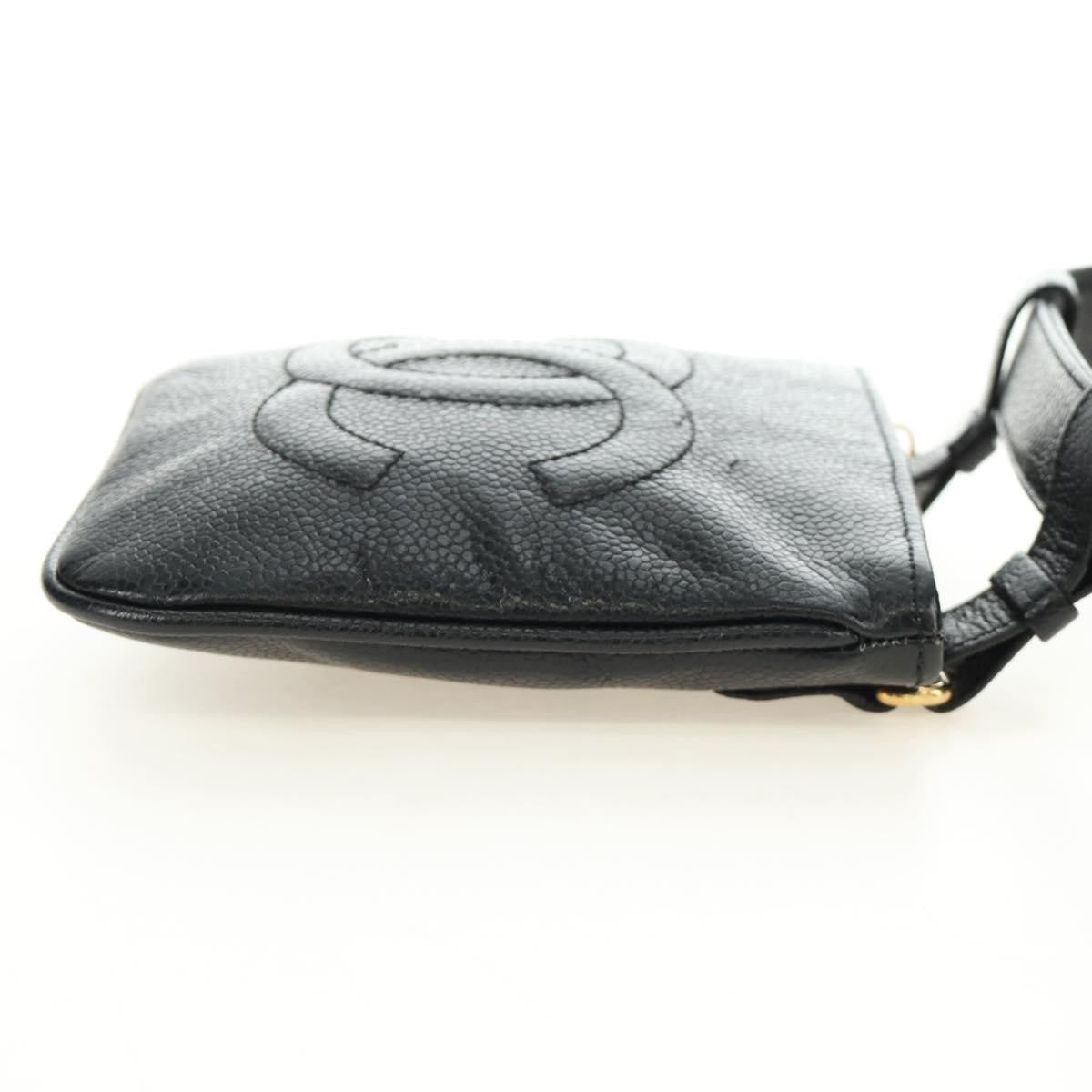 Chanel Vintage Timeless Belt Bag Caviar, Black, Leather, Clutch