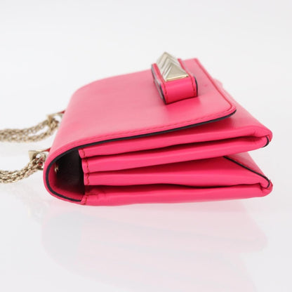 Valentino Garavani Va Va Voom Clutch Leather, Pink, Leather, Shoulder Bag