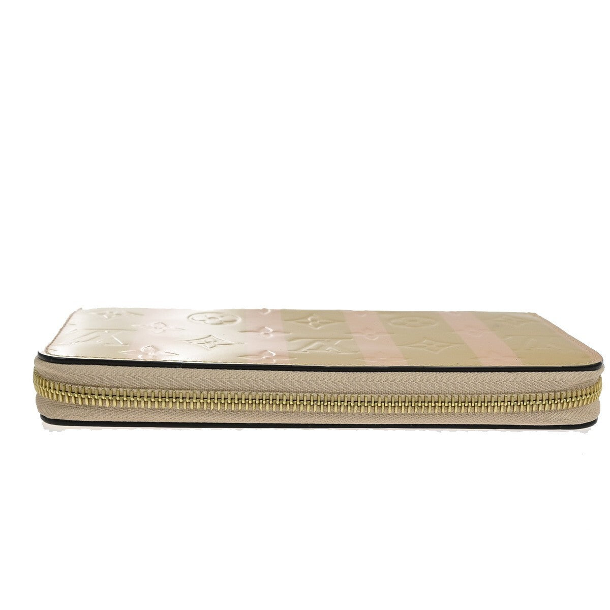 Louis Vuitton Zipped Wallet Monogram Eclipse Canvas, BEIGE, PATENT_LEATHER, Wallets