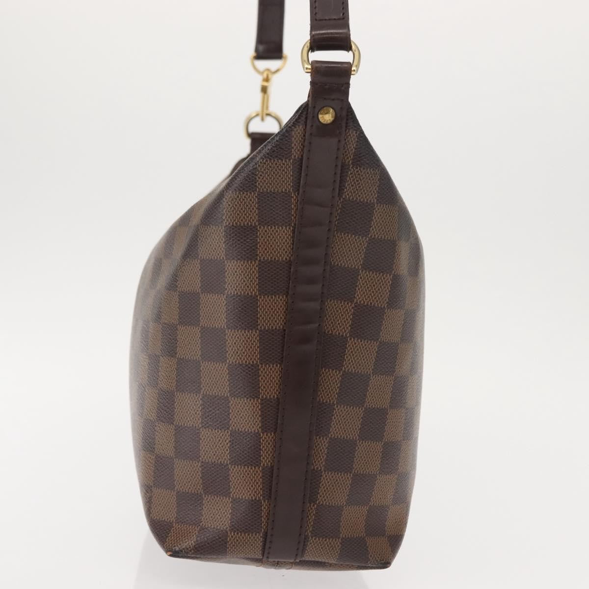 Louis Vuitton Illovo Handbag Damier, BROWN, CANVAS, Shoulder bag