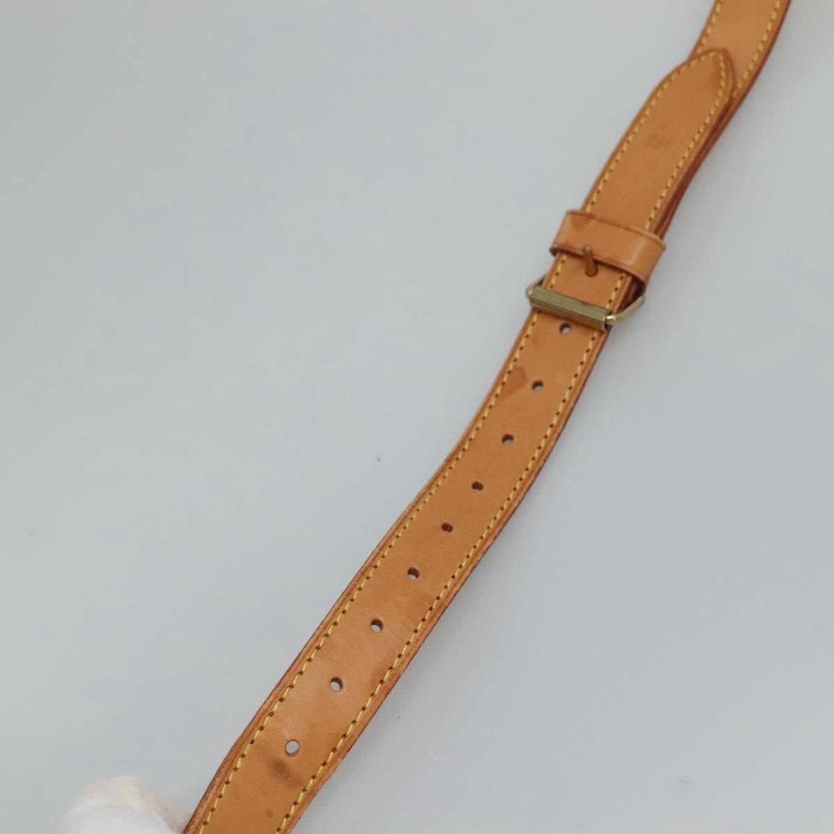 Louis Vuitton Adjustable Shoulder Strap Vachetta Leather, BEIGE, LEATHER, Straps